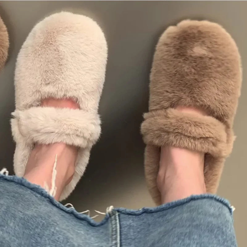 Fluffy Cotton Slippers