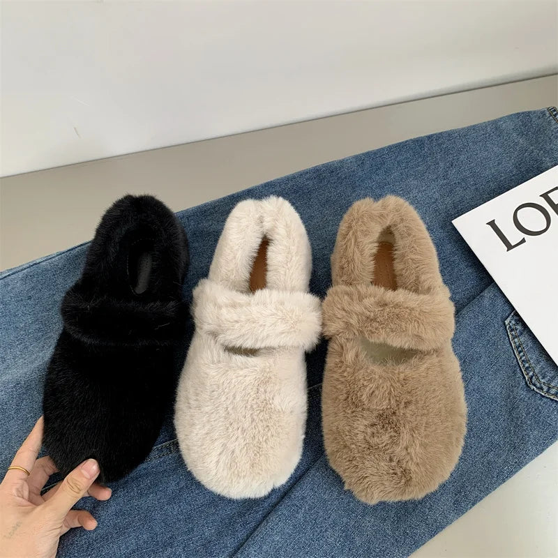 Fluffy Cotton Slippers