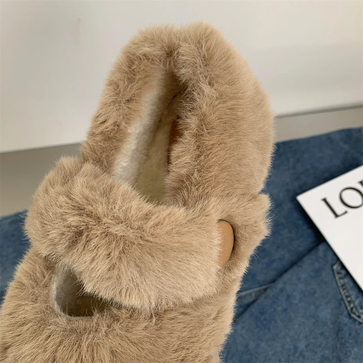 Fluffy Cotton Slippers